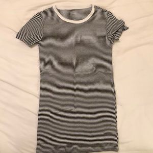 striped shirt sleeve fitted shirt